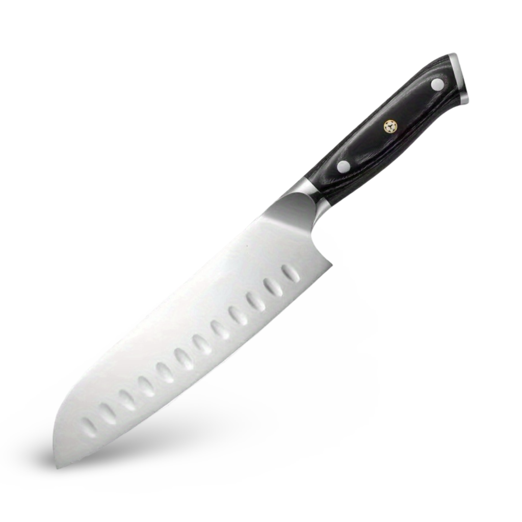 Santoku-kniv 7” – japansk allround køkkenkniv